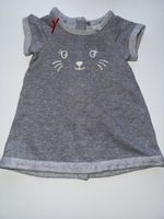 Robe bébé grise motif chat taille 60cm