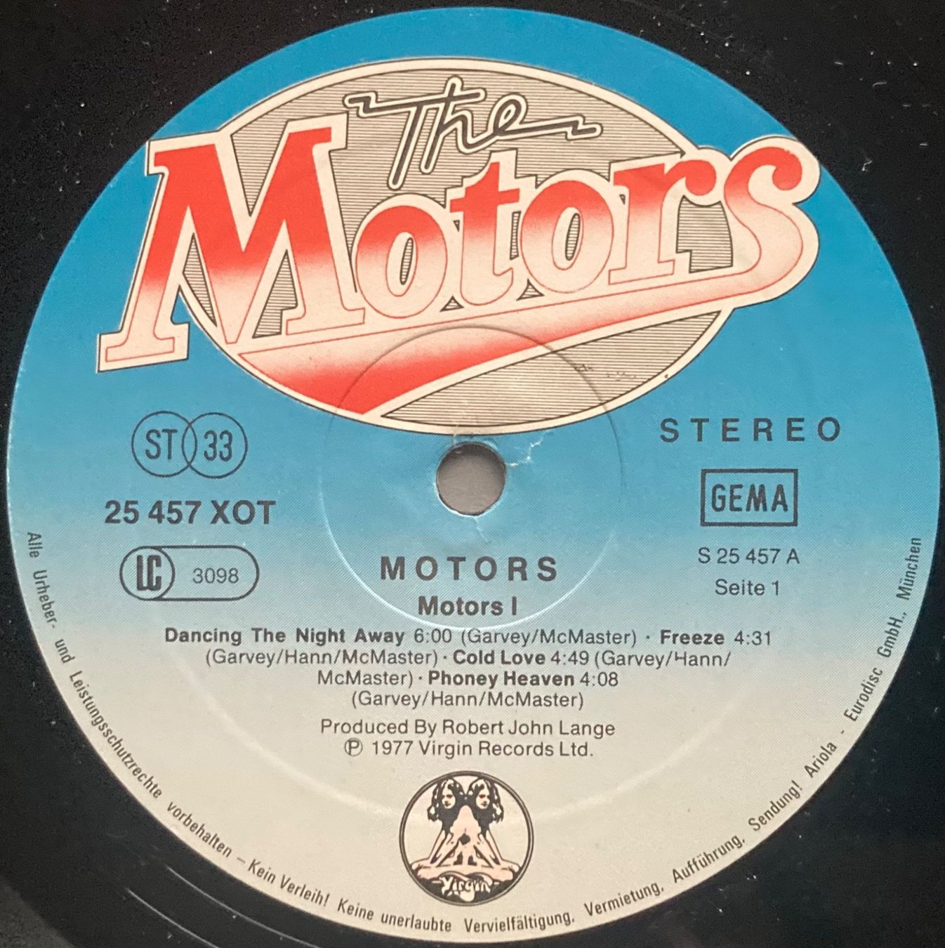 Schallplatten: THE MOTORS - 1 – Gebraucht aus Poliez-Pittet von Newtown-Records 3