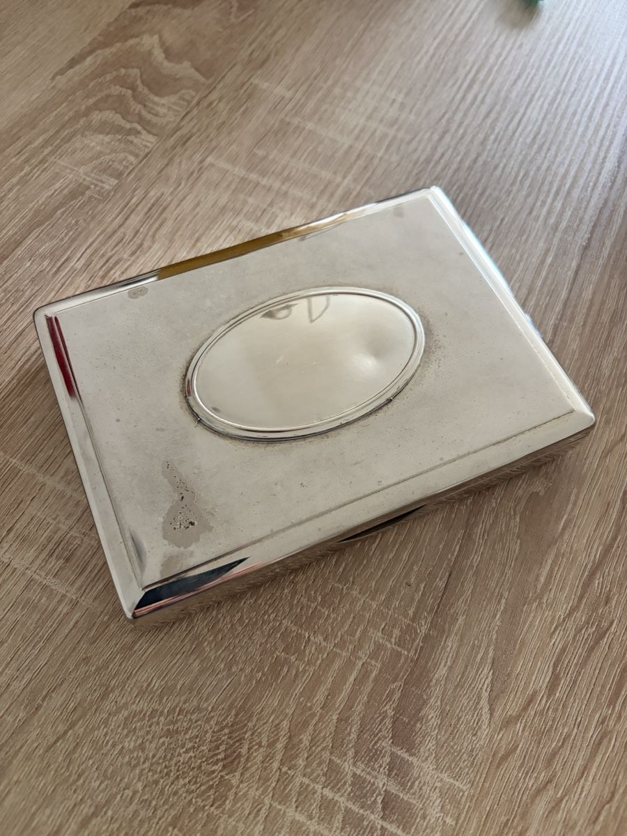 Portagioie: Silver Plated Box Oval Insert good condition – Nuovo (secondo la descrizione) da Interlaken venduto da giorgiotraverso