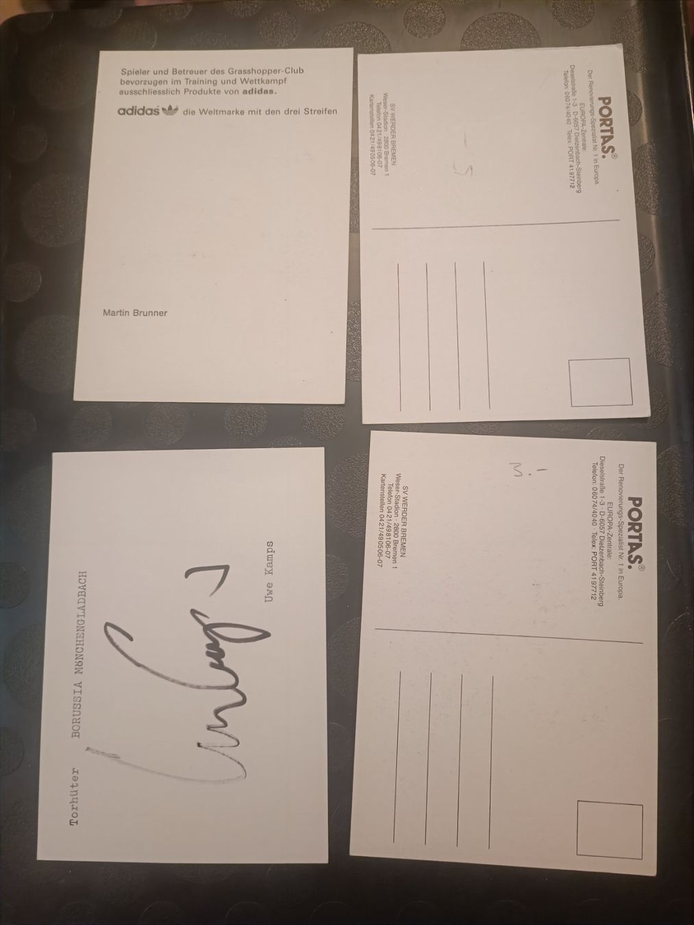 Autogramme: Fussball 90er Jahre - 4x handsigniert – Gebraucht aus Menziken von Artographs 1