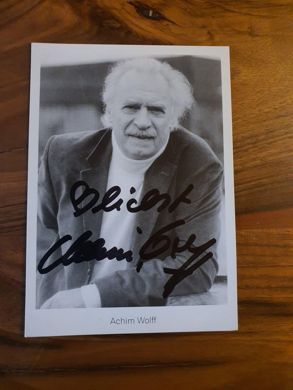 Autogramme: Achim Wolff, handsigniert – Gebraucht aus Buchs ZH von Fussballfredi