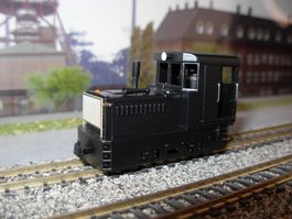 H0e: Plymouth Dampflok schwarz