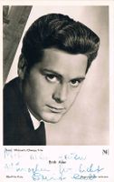 Erich Auer 1923-2004 Autogramm signiert Vintage Foto 9x14cm