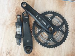 Pédalier triple shimano FCM 521