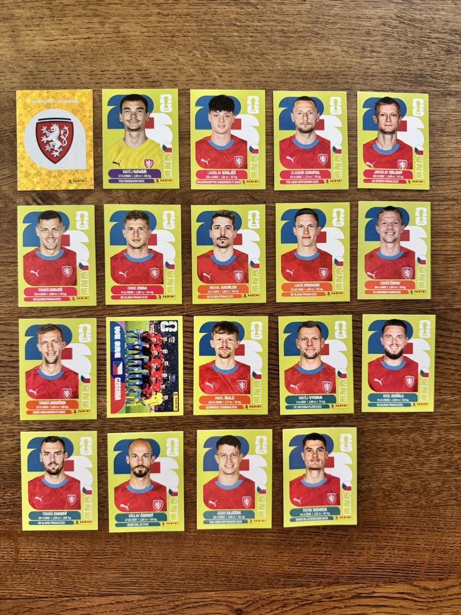 Panini Carte collezionabili: Tschechien CZE Panini WM 2026 – Nuovo (secondo la descrizione) da Emmenbrücke venduto da Lukee1901