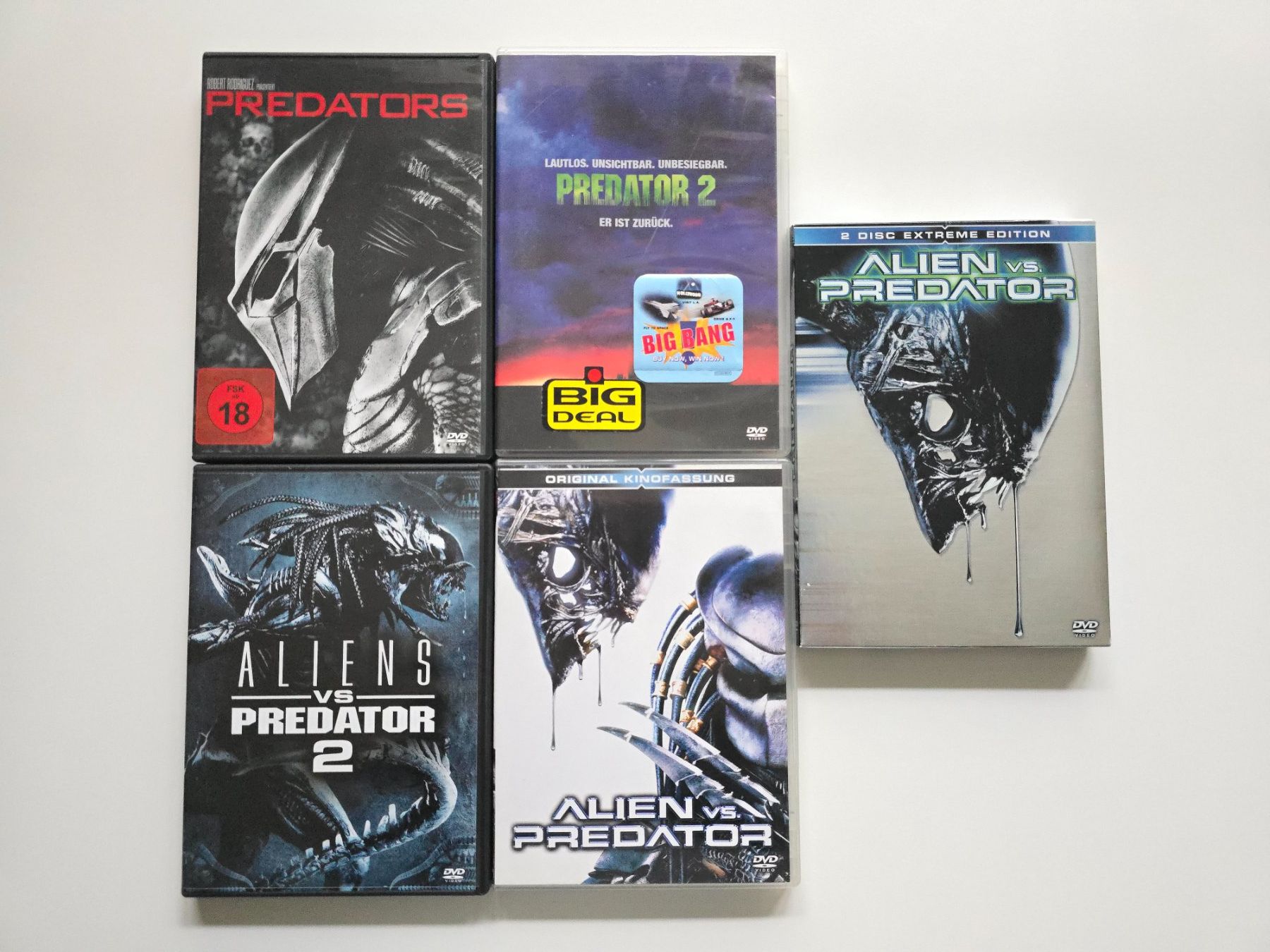 Alle DVDs: 6 DVD Predator – Gebraucht aus Dättlikon von Wundertuete_
