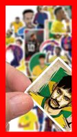 Neymar Jr. Brasilien Paris Schwalbe Soccer 50 tlg Stickerset