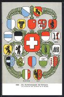AK Schweiz, Die Kantonswappen