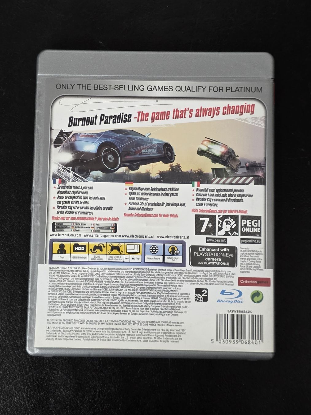Giochi: BURNOUT PARADISE | PS3 – Usato da Bellinzona venduto da egemon 1