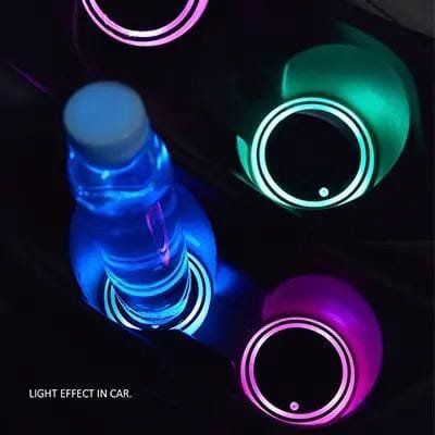 Auto 3D Projektor Licht beleuchtet Lade LED Cup Pad Halter