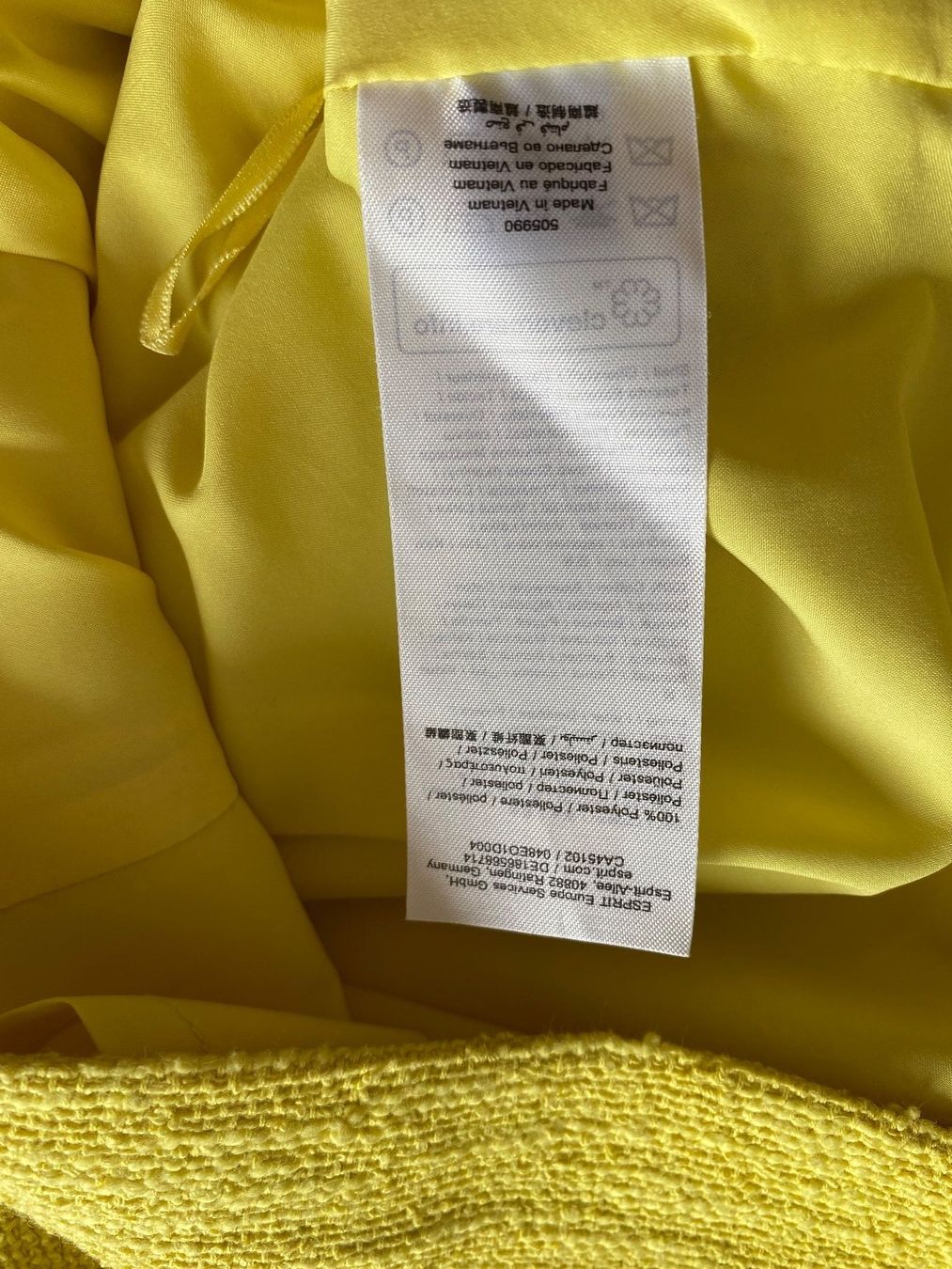 Esprit Gonne: ESPRIT - gelber Bouclé-Rock – Usato da Meilen venduto da kleisi01 7