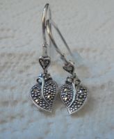 Echtschmuck: Markasit-Silberohrhänger