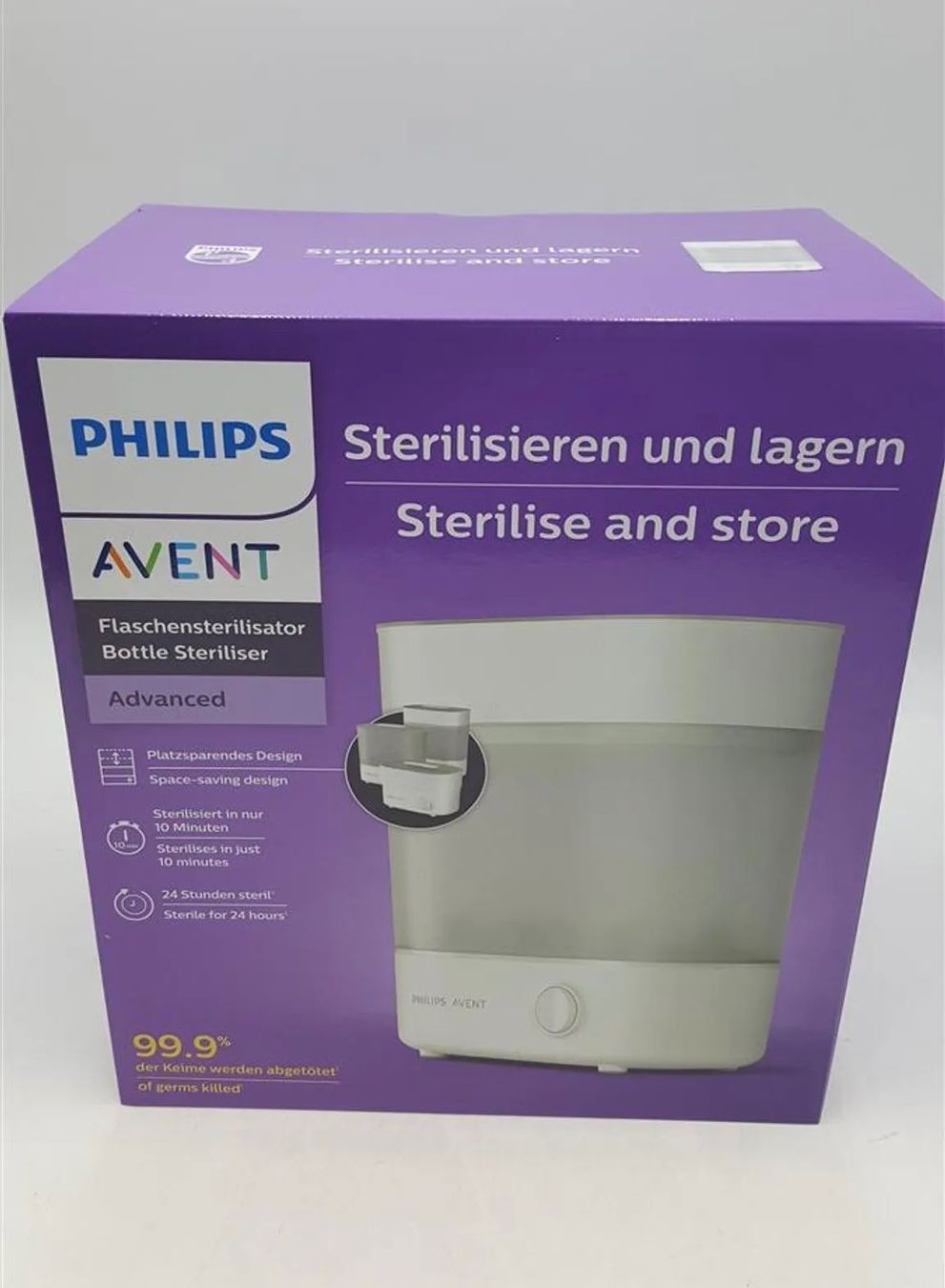 Philips Baby-Mahlzeiten: PHILIPS Avent Dampf-Sterilisator SCF291/00 – Neu und originalverpackt aus Basel von Seifehuesli 7