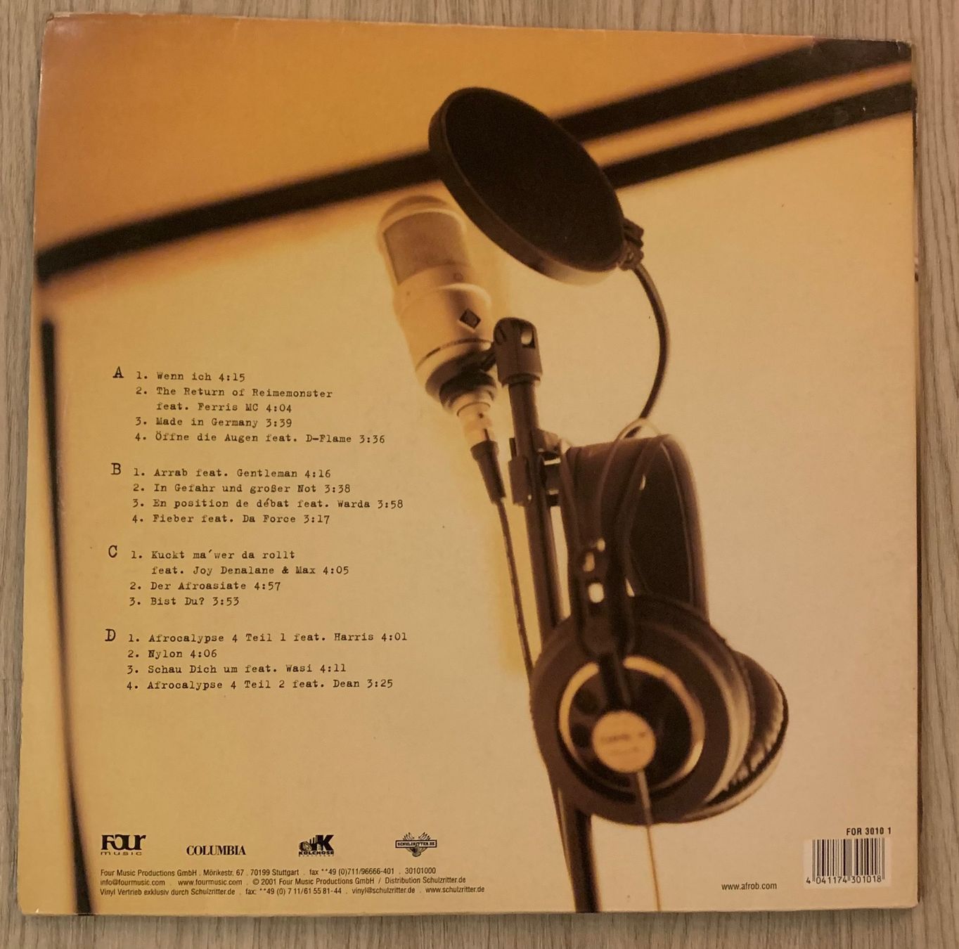 Schallplatten: AFROB - Made In Germany D-Lp 2001 – Gebraucht aus Mühlethal von superfast78 1
