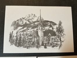 Vintage Klapp Karten How