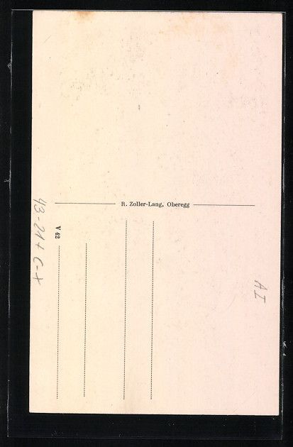 Ansichtskarten: Oberegg, Seppatoni Leuch, Grösse 94cm – Gebraucht aus Berlin von bartko-reher 1