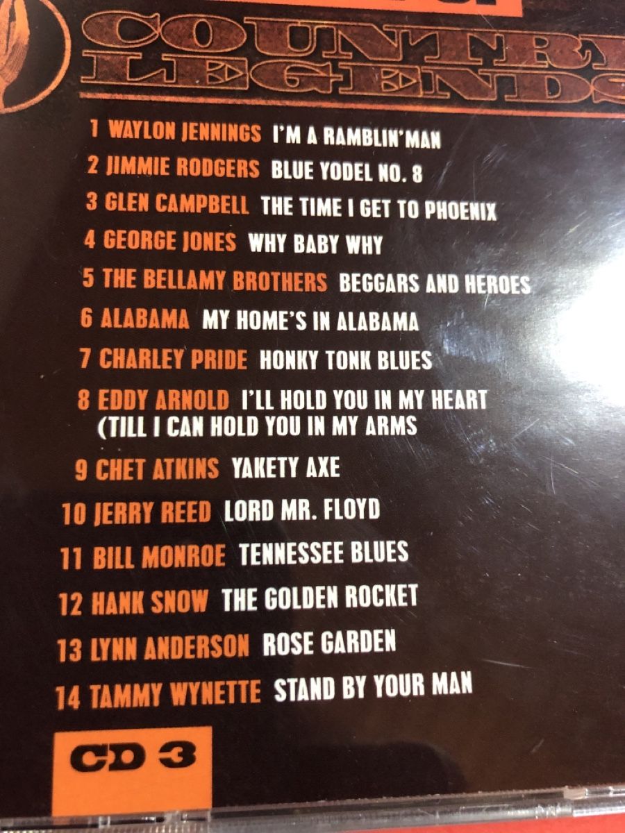 CD: Country Legends CD Sampler 3 CDs guter Zustand – Usato da Flaach venduto da rubo7 4
