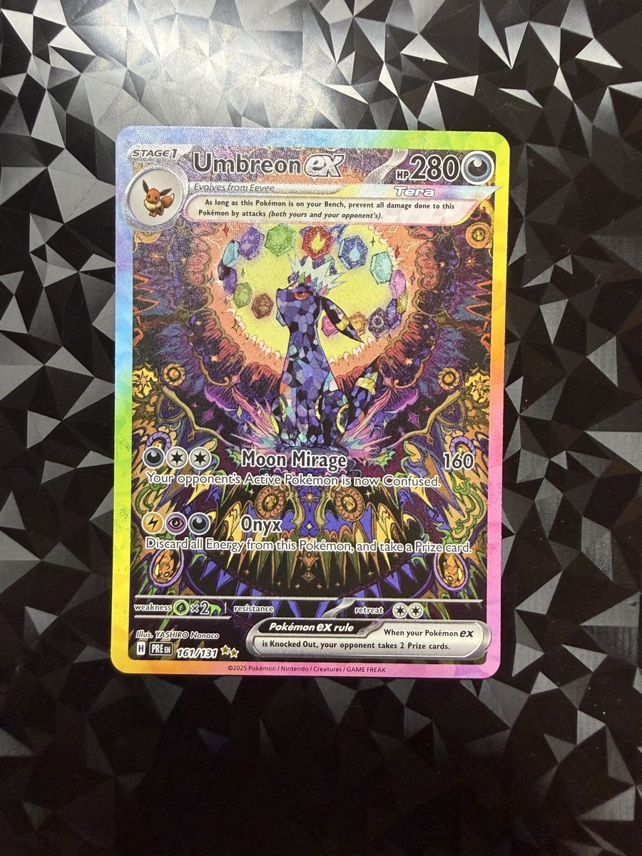 Pokémon Cartes à collectionner: Umbreon Ex 161/131 Pokemon Prismatic Evolution – Neuf (Voir description) à Gandria par PokeBrothersCH