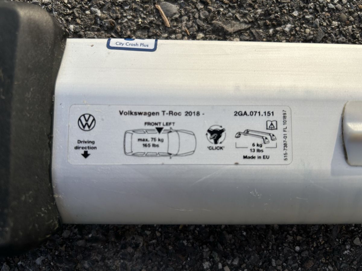 VW Portapacchi: Dachträger VW T-Roc – Usato da Bern venduto da fellow75 2