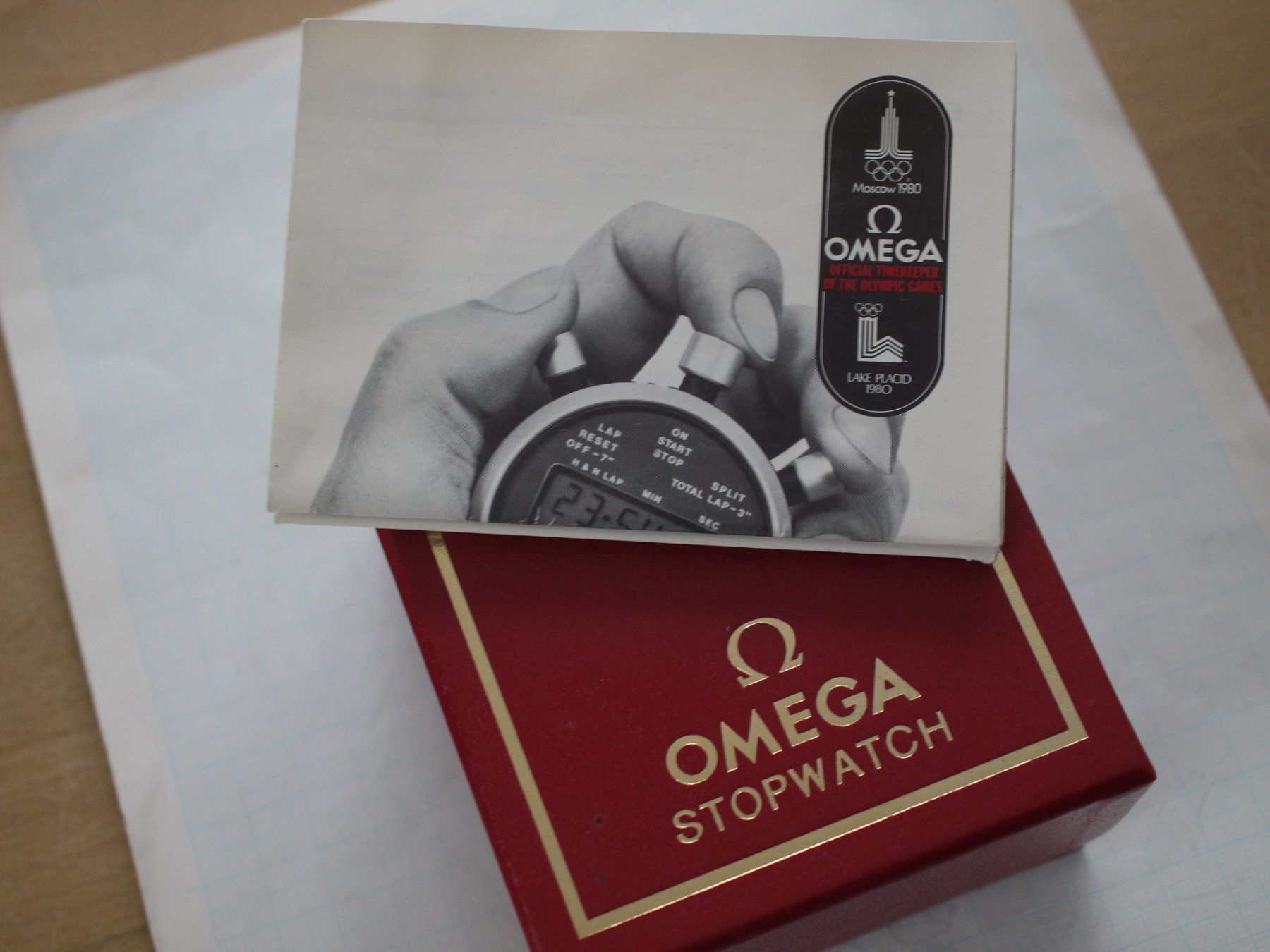 Omega Orologi: Omega Multifuntion LCD Quartz Electronic Stopwatch – Usato da Gross venduto da Retro20 8