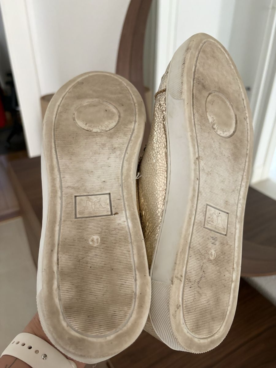 Damenschuhe: Baskets Les Tropeziennes dorées taille 41 usagées – Gebraucht aus Mont-sur-Lausanne von Melmel83 2
