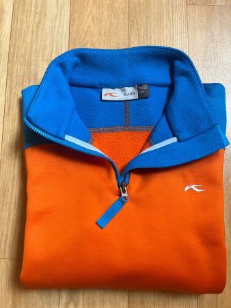 KJUS Ski Fleece Gr. 140 orange/blau - in gutem Zustand