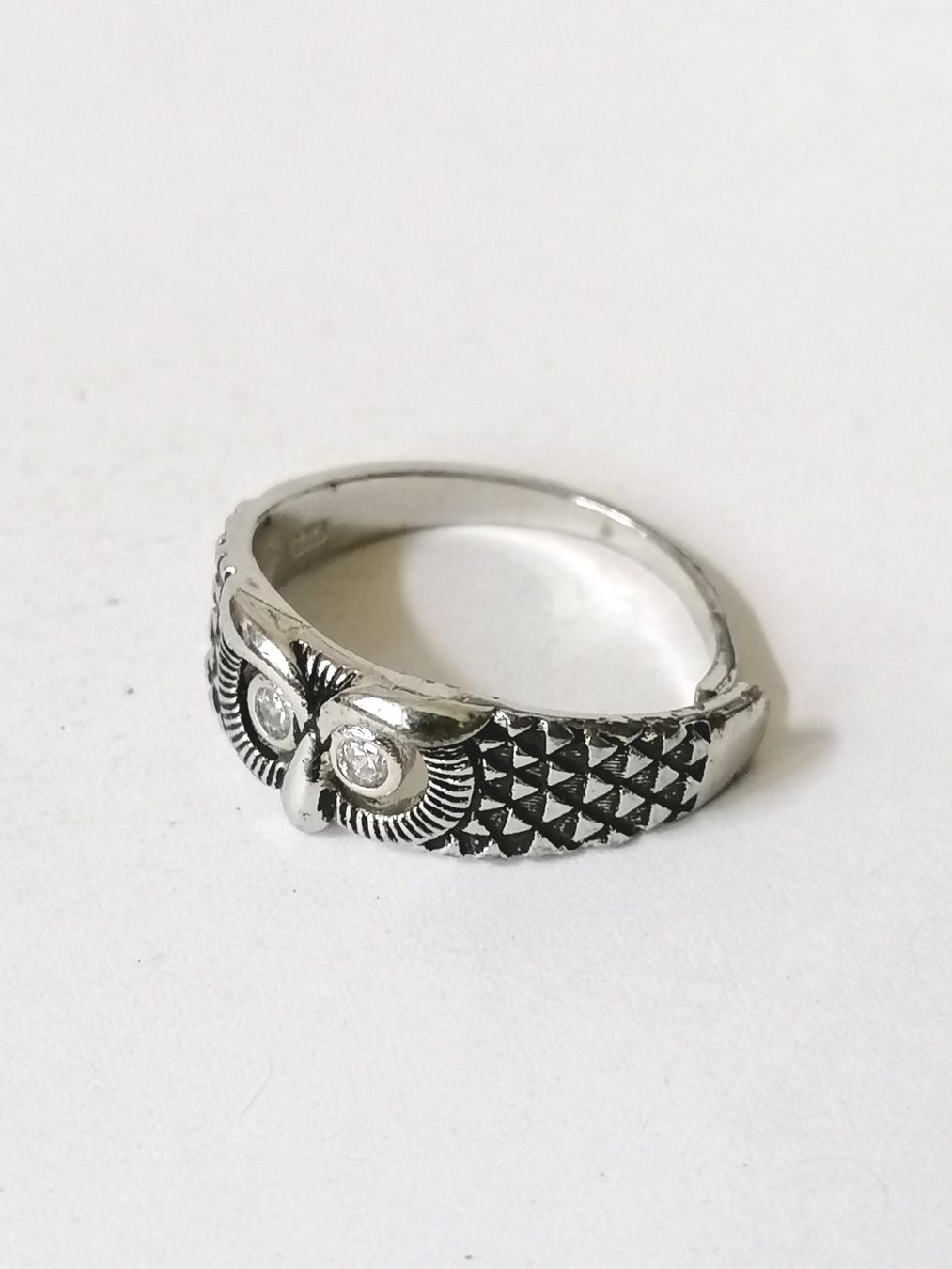 Anelli: Ring aus Silberbesteck 2 Steinchen mit, Grösse 62 – Nuovo (secondo la descrizione) da Suhr venduto da zum1.zum2.und 2