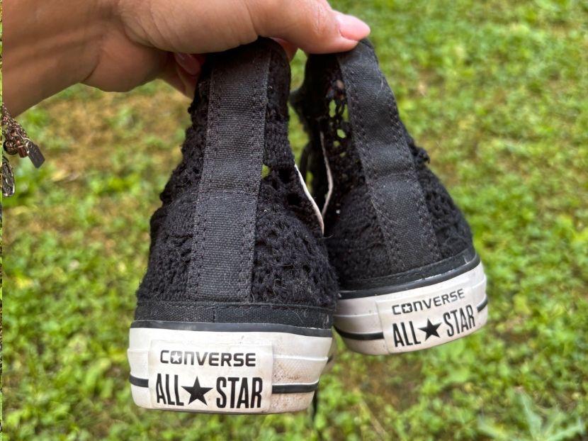 Converse Chaussures femmes: Converse All Star Schwarz Spitze – D'occasion à Minusio par giiaadaaa 1