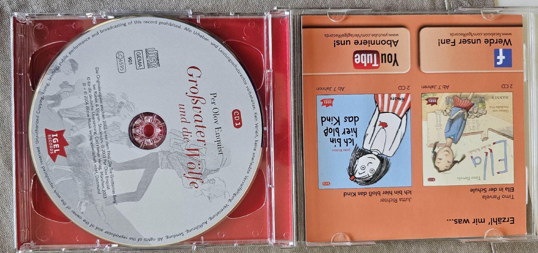 Audiolibri: CD Grossvater und die Wölfe – Usato da Basel venduto da MichelFa 1