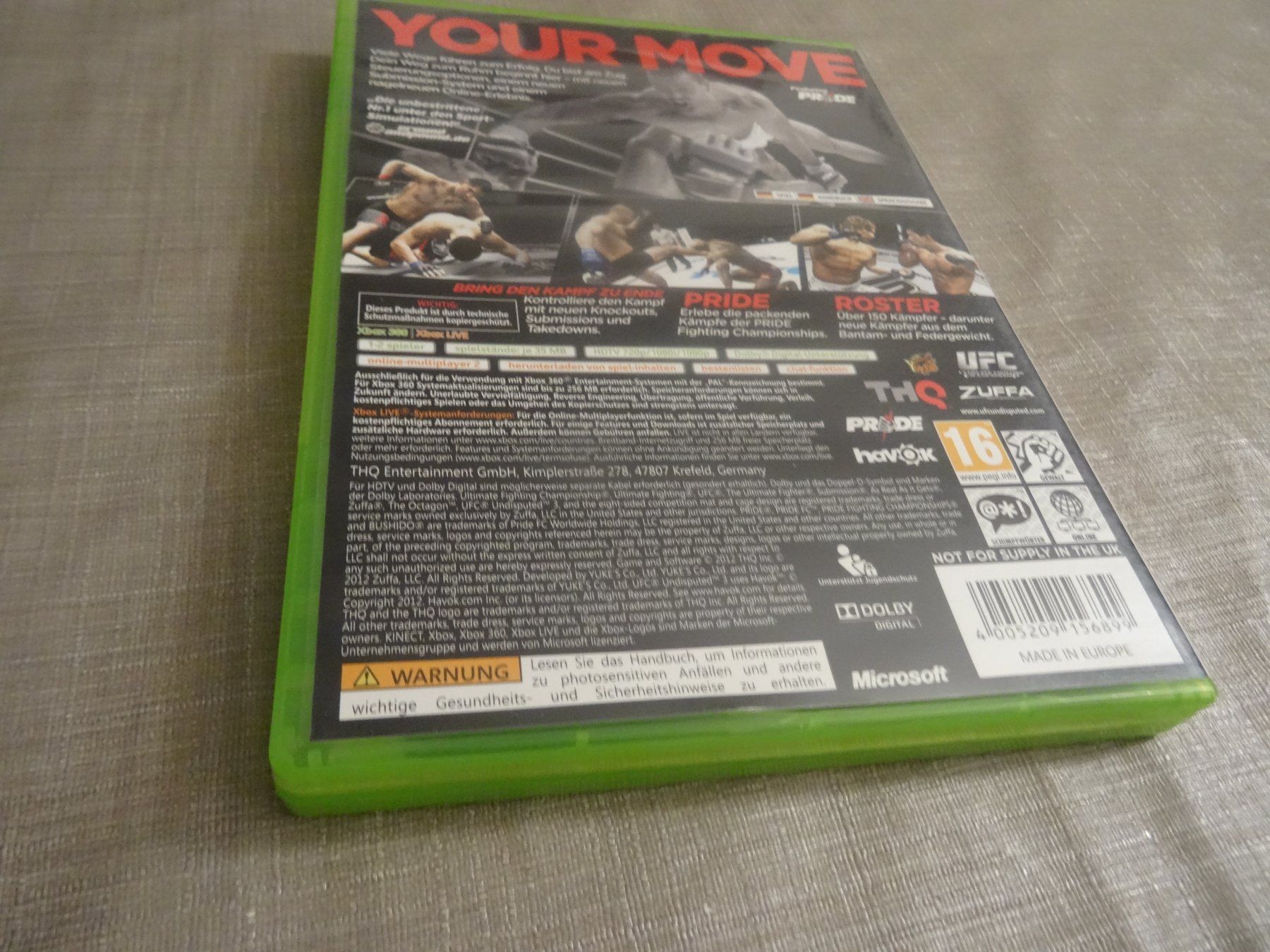 Microsoft Giochi: Xbox 360 Spiel UFC Undisputed 3 - – Usato da Olten venduto da Disc-Ausverkauf 2
