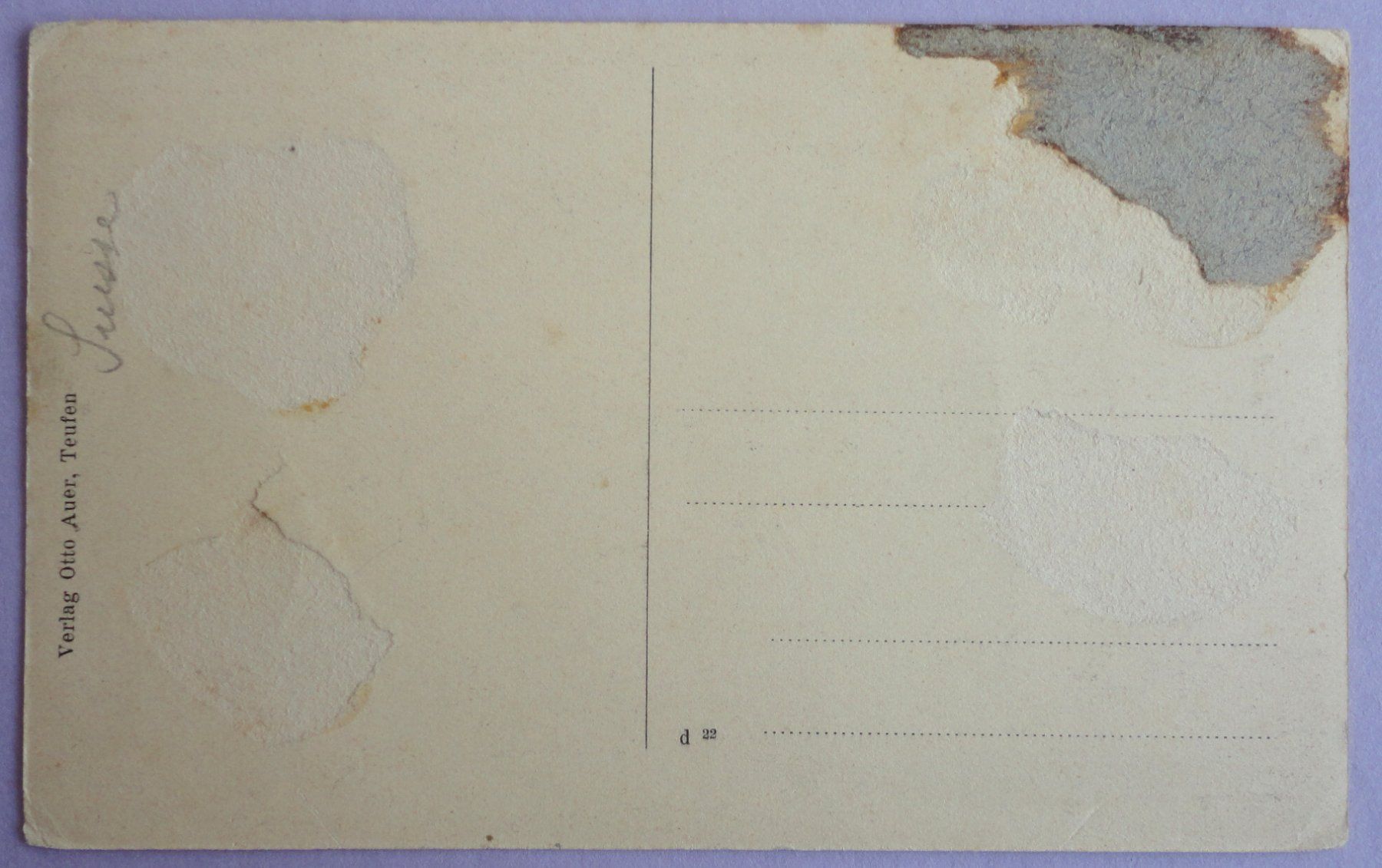 Cartoline postali: Blick auf Teufen – Difettoso da Fétigny venduto da Billy2miny 1