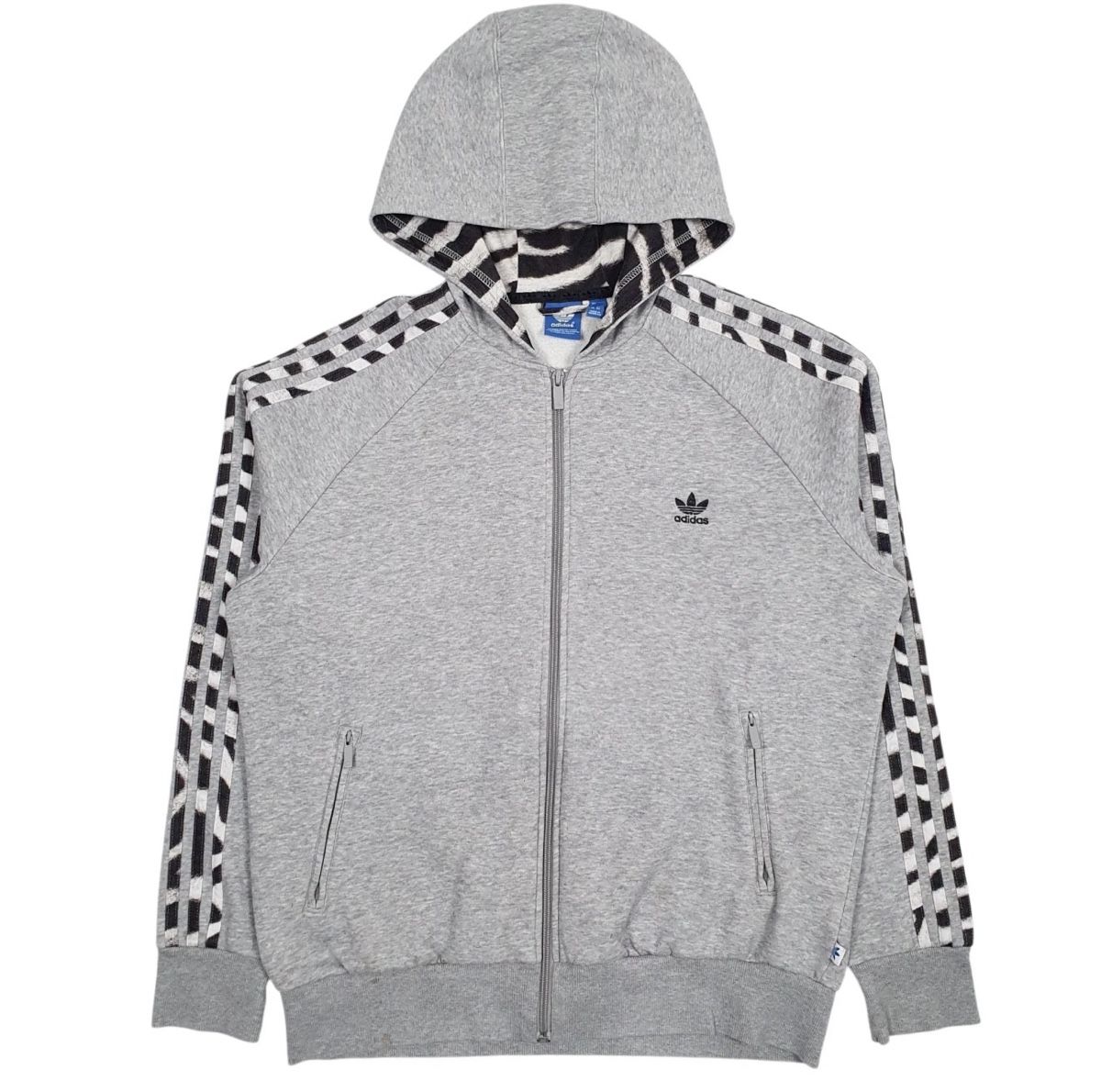 Adidas Giacche: ADIDAS GREY ZEBRA HOODIE – Usato da Genève venduto da yav_9r9f 2