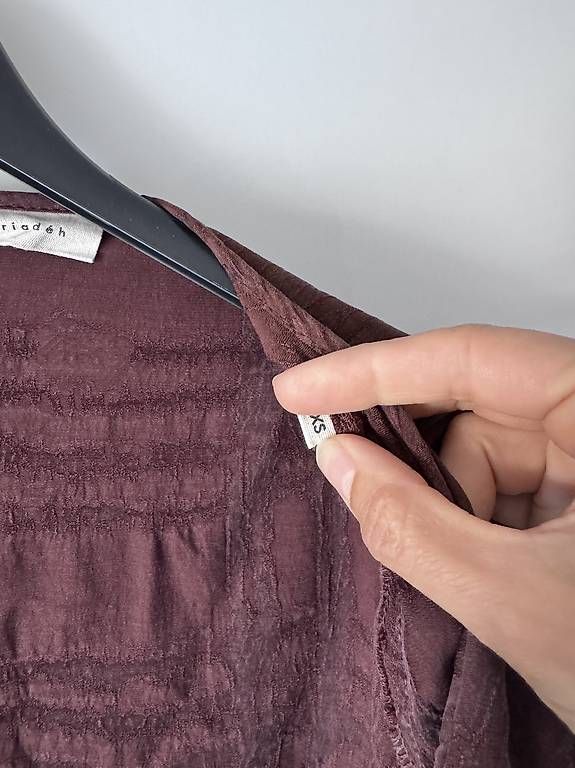 Camicette: dariadéh Nada Wrap Bluse Rum Raisin XS – Usato da Zürich venduto da mar_lwx5 3