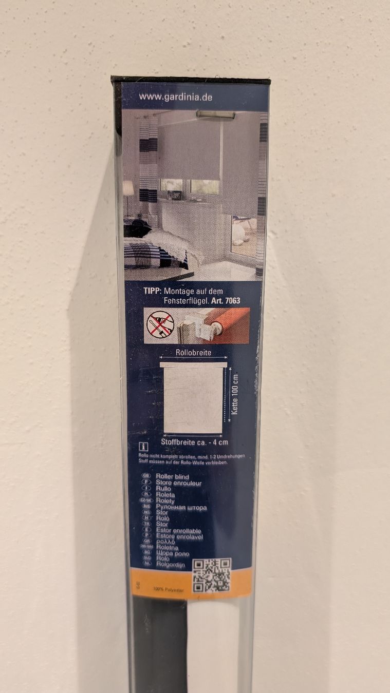 Rideaux: Abdunklungsrollo / Rolladen / Storen 142cm x 180cm – Neuf avec emballage d'origine à Volketswil par mar_c5pv 3