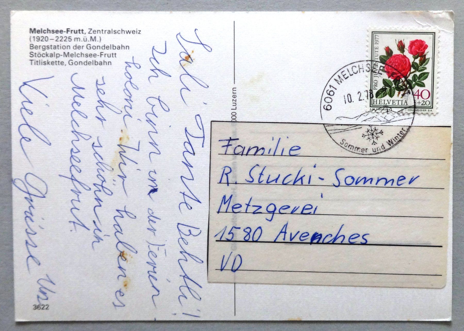 Cartes postales: Melchsee-Frutt – Défectueux à Fétigny par Billy2miny 1