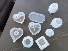Neue Silicon Formen für Wachskerzen oder Seife usw