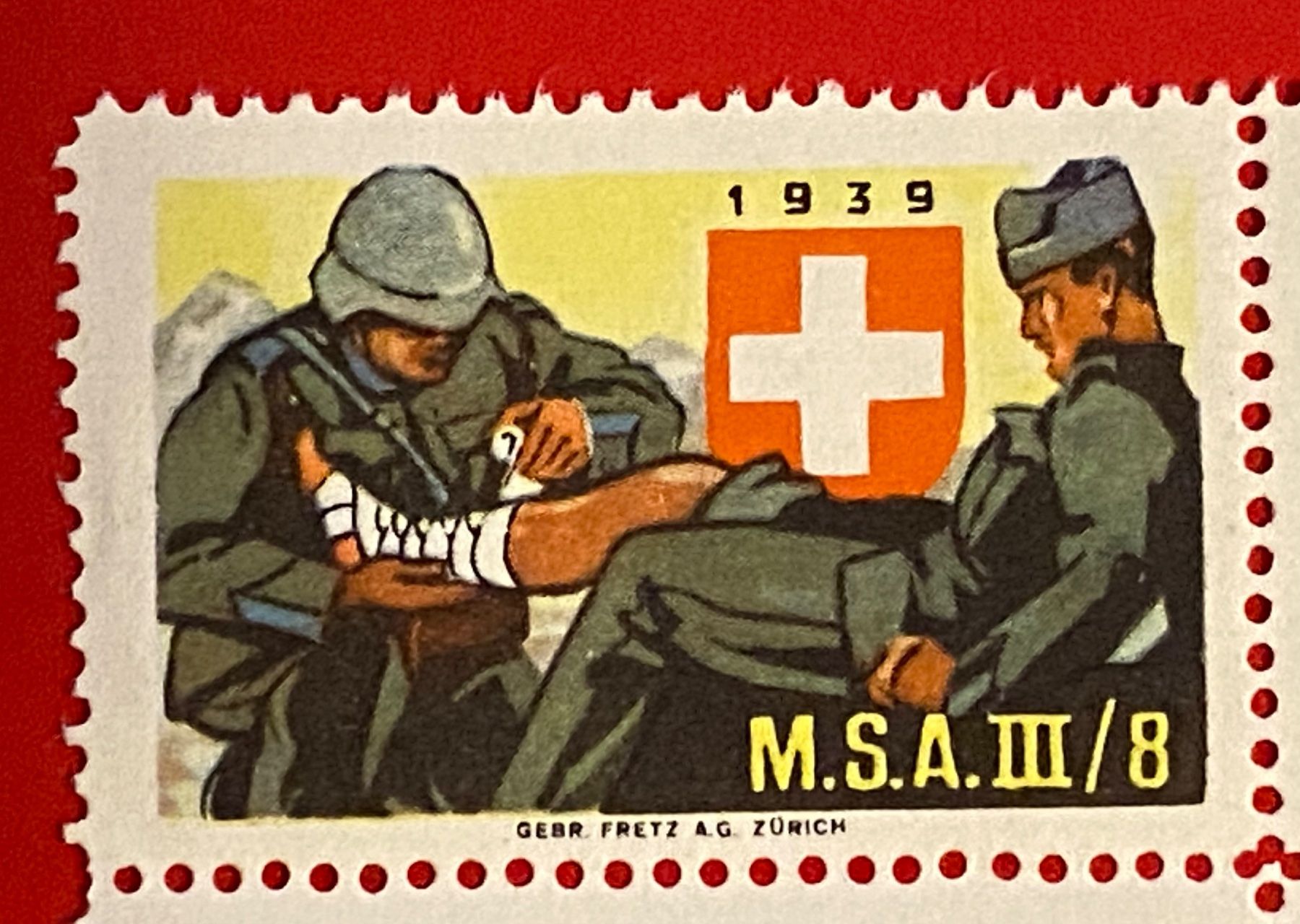 Tutti i francobolli: Vignettes  militaire - Suisse – Nuovo (secondo la descrizione) da Petit-Lancy venduto da Solcarm 4