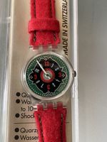 Swatch Uhr Rot Grün Quarz Swiss Made Damen Kinder