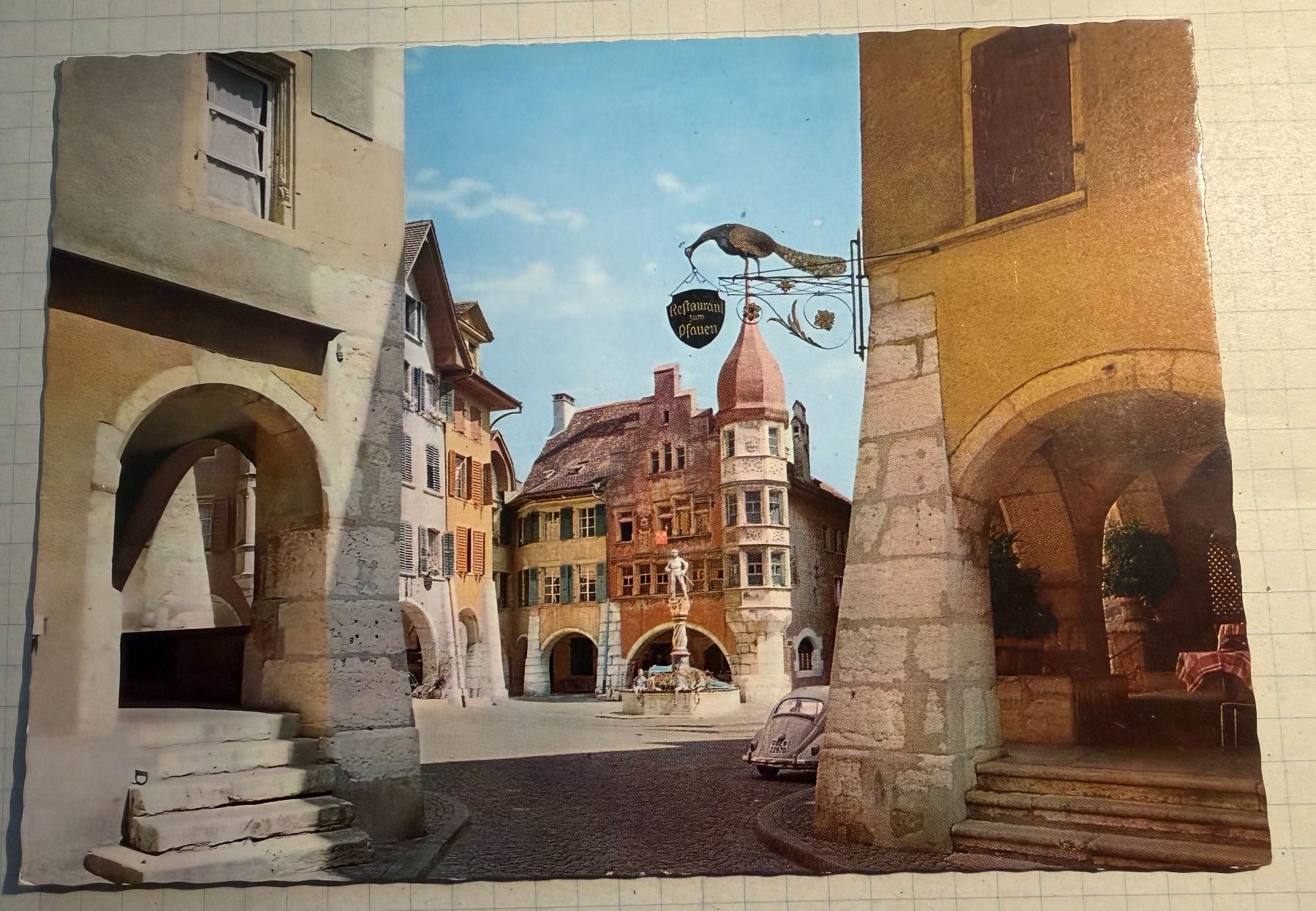 Cartoline postali: BIEL - Ringplatz - Ansichtskarte – Usato da Tegerfelden venduto da siebenmacky