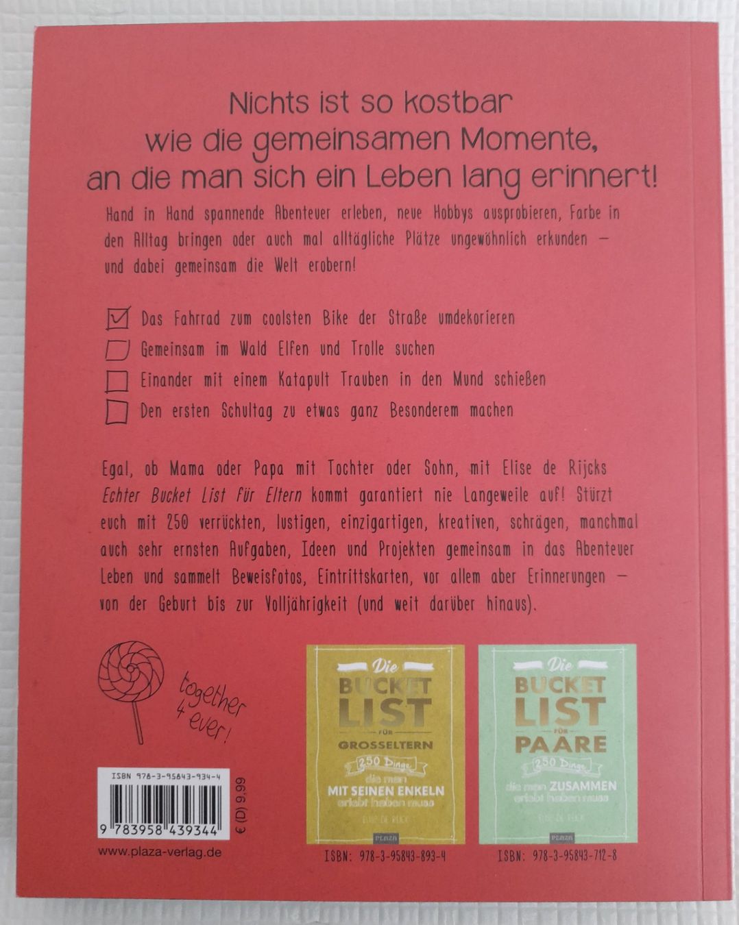 Libri: Die echte Bucket List für Eltern – Usato da Zürich venduto da Zurich 1