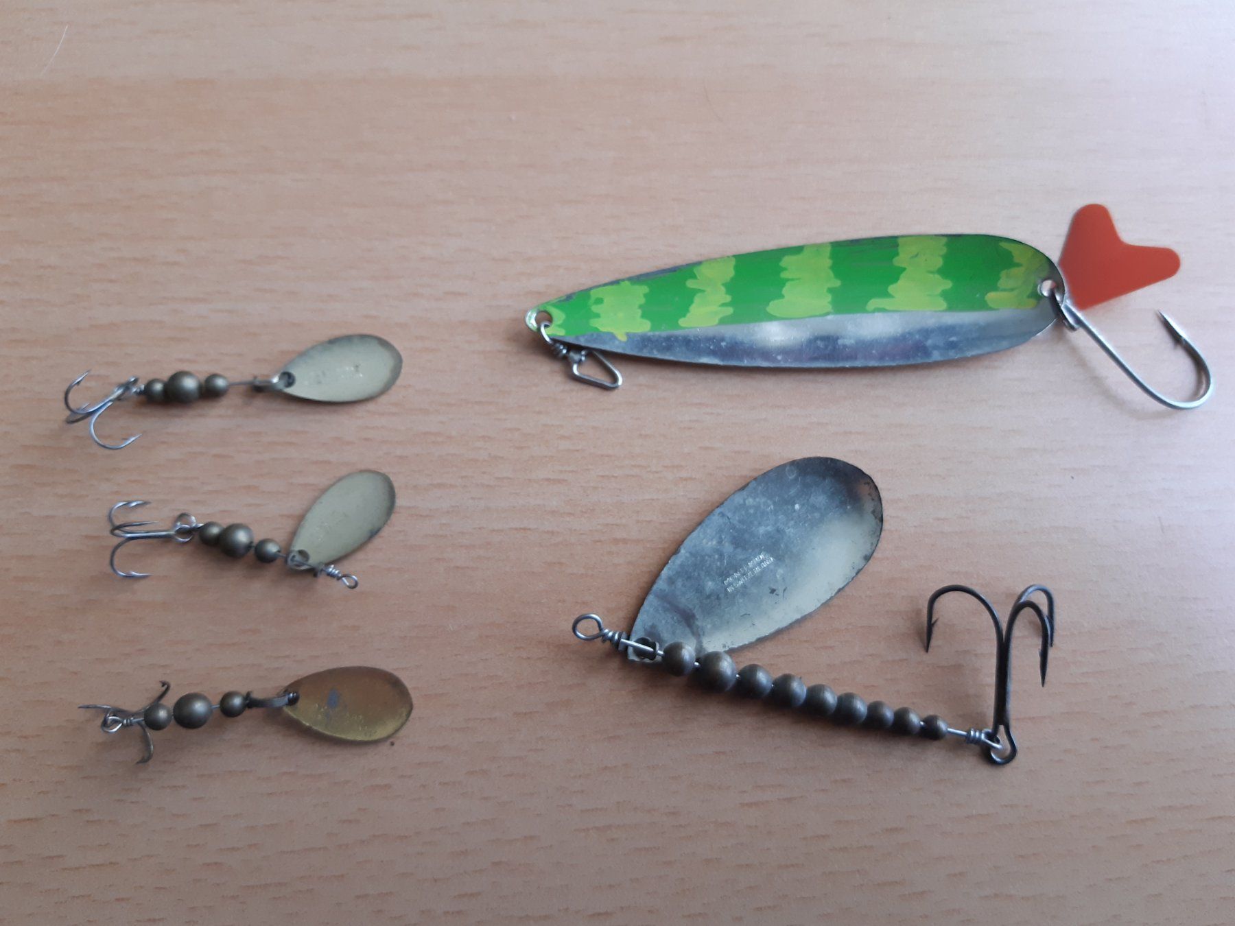 Köder: Alte antike vintage Monti Blinker, Löffel, Spinner, Mepps – Gebraucht aus Mitlödi von blackgnat79 1
