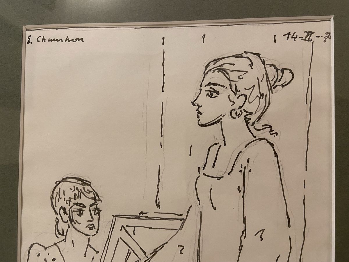 Gemälde: Dessin original E. Chambon – Gebraucht aus Lausanne von Pascal9999 1