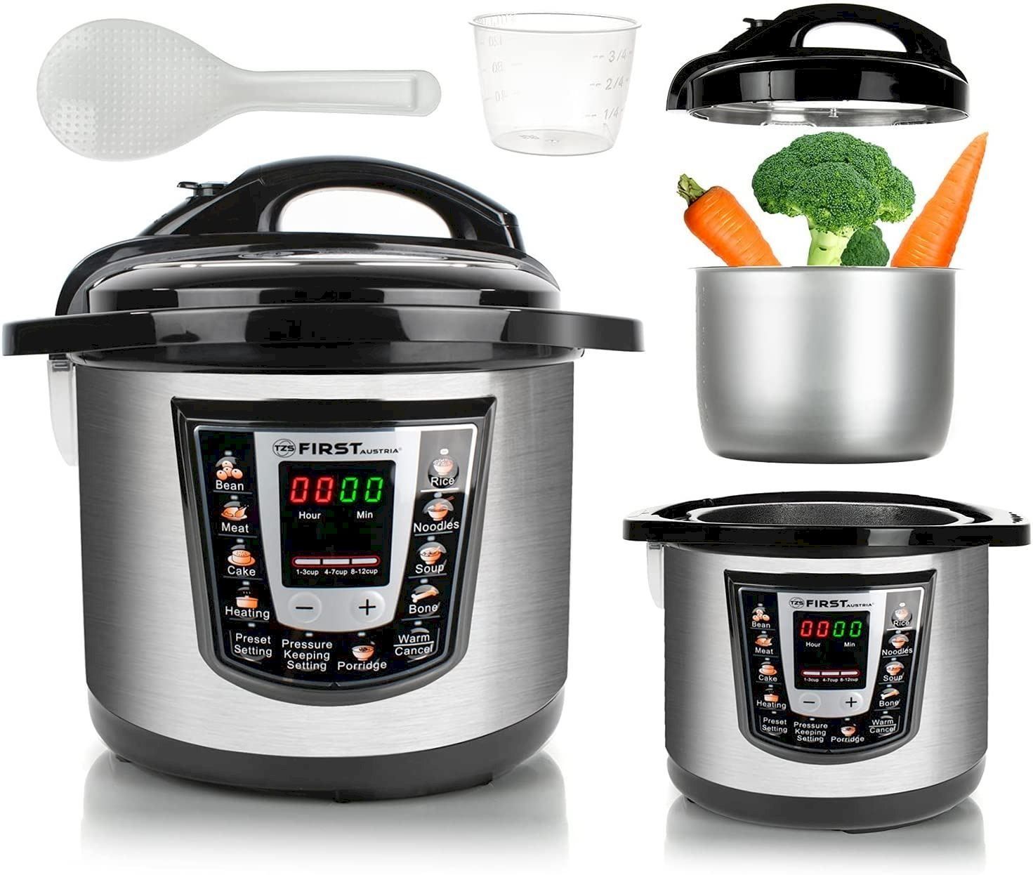 Elettrodomestici da cucina: TZS First Austria Schnellkochtopf 6 L – Nuovo e nell'imballaggio originale da Bottighofen venduto da zaap 2