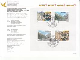 Sammelblätter PTT SBK 521a mit ET