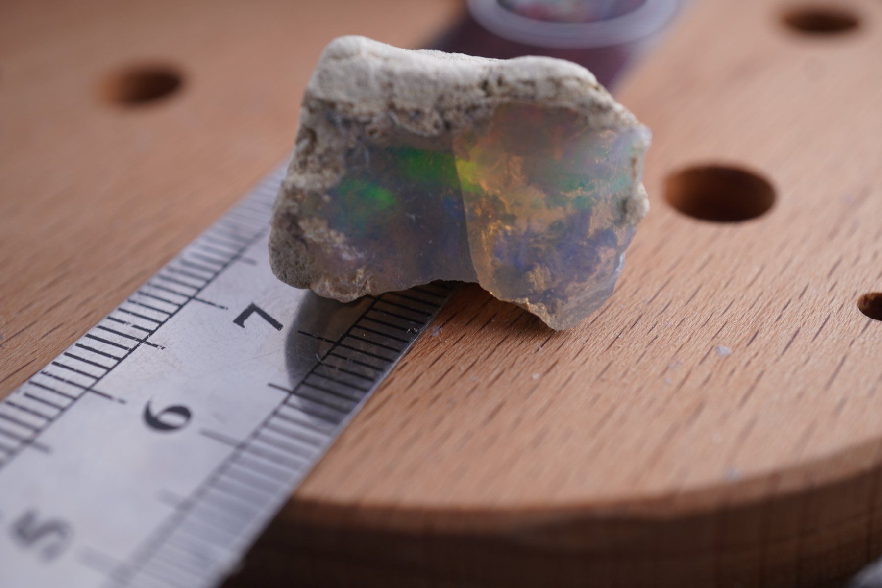 Minerali & Pietre curative: Opal Rohstein 22mmx18mm     ab  1.-     Räumung – Nuovo e nell'imballaggio originale da Eschenbach SG venduto da topstone 2