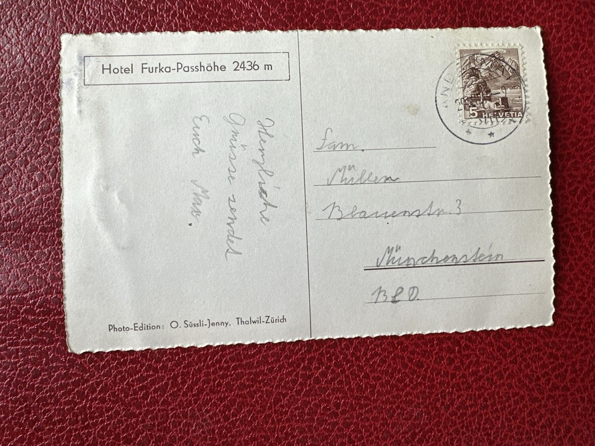 Cartoline postali: Alte Postkarte  – Usato da Basel venduto da Marlise015 1