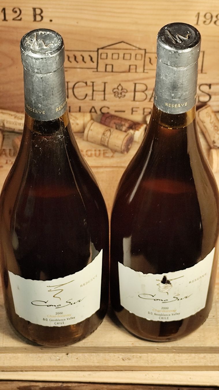 Vino: 2x 2000 Cono Sur Chardonnay Reserva – Nuovo (secondo la descrizione) da Büsserach venduto da Vintage-vins 2