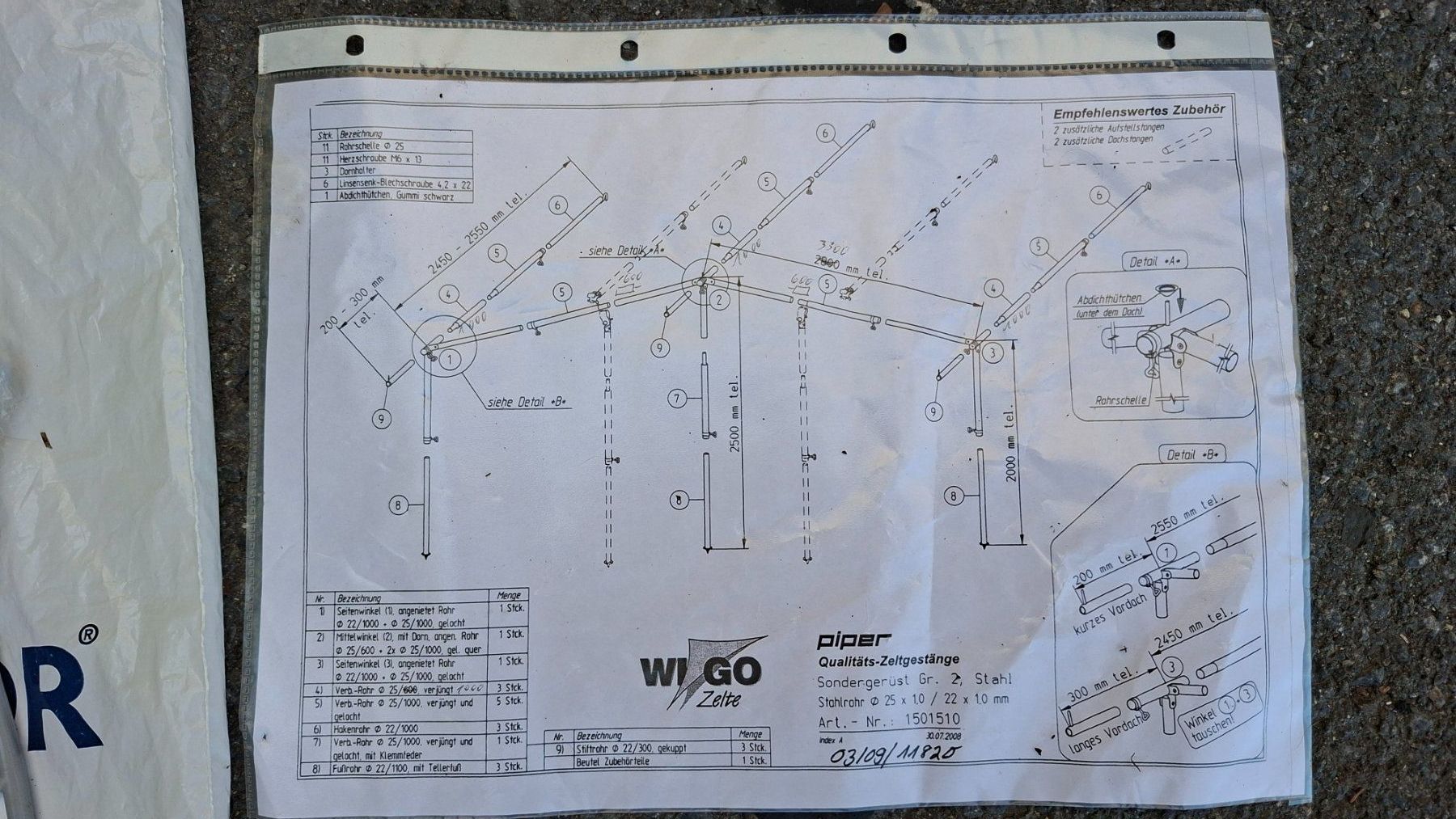 Vorzelte & Markisen: Wigo Vorzelt  Grösse 9 – Gebraucht aus Nendeln von bmw123456 7