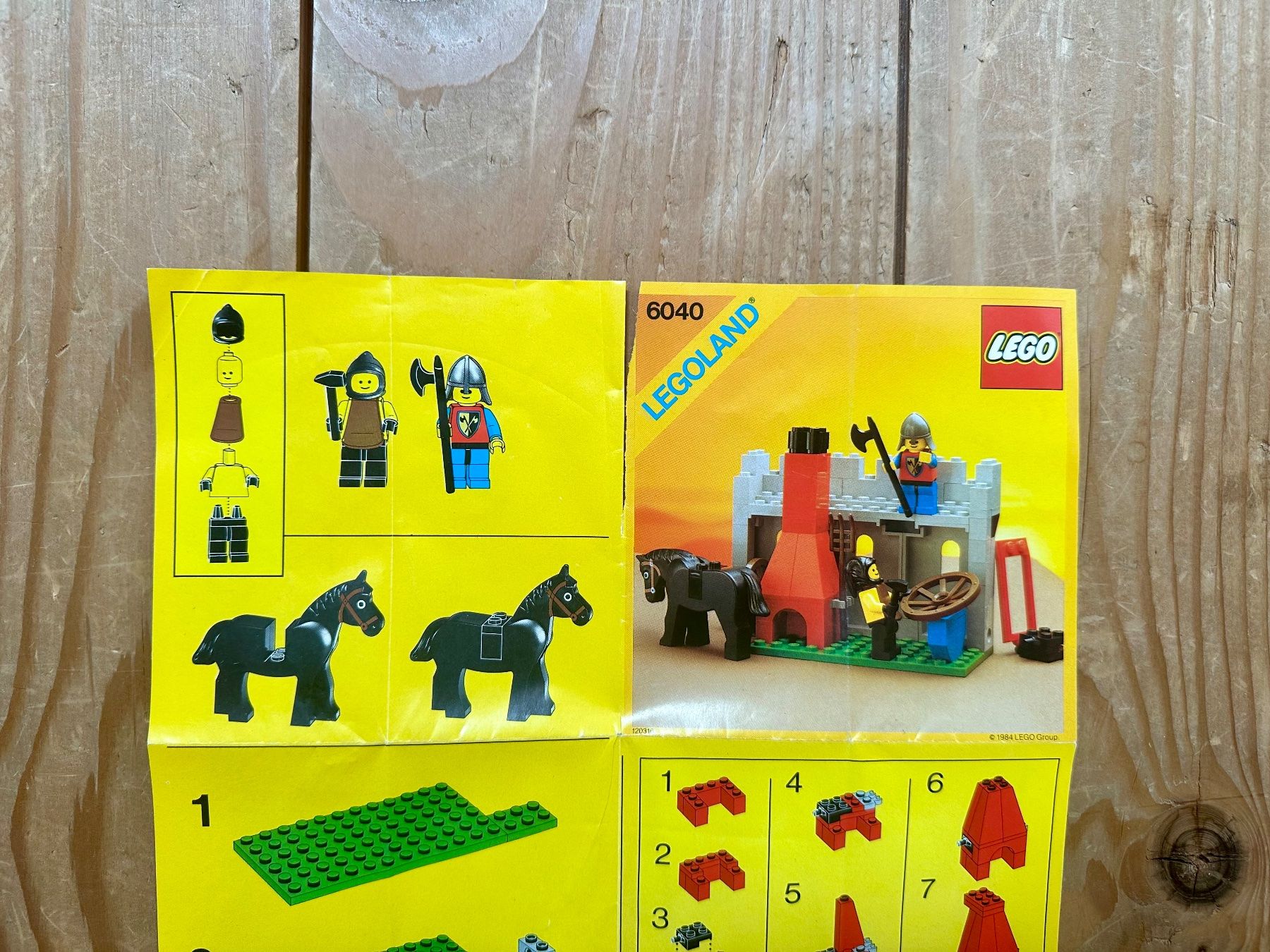 Lego Jeux de construction: Lego Castle Ritter 6040 - instructions / Bauanleitung – D'occasion à Arnex-sur-Orbe par Kikoudoox2 1