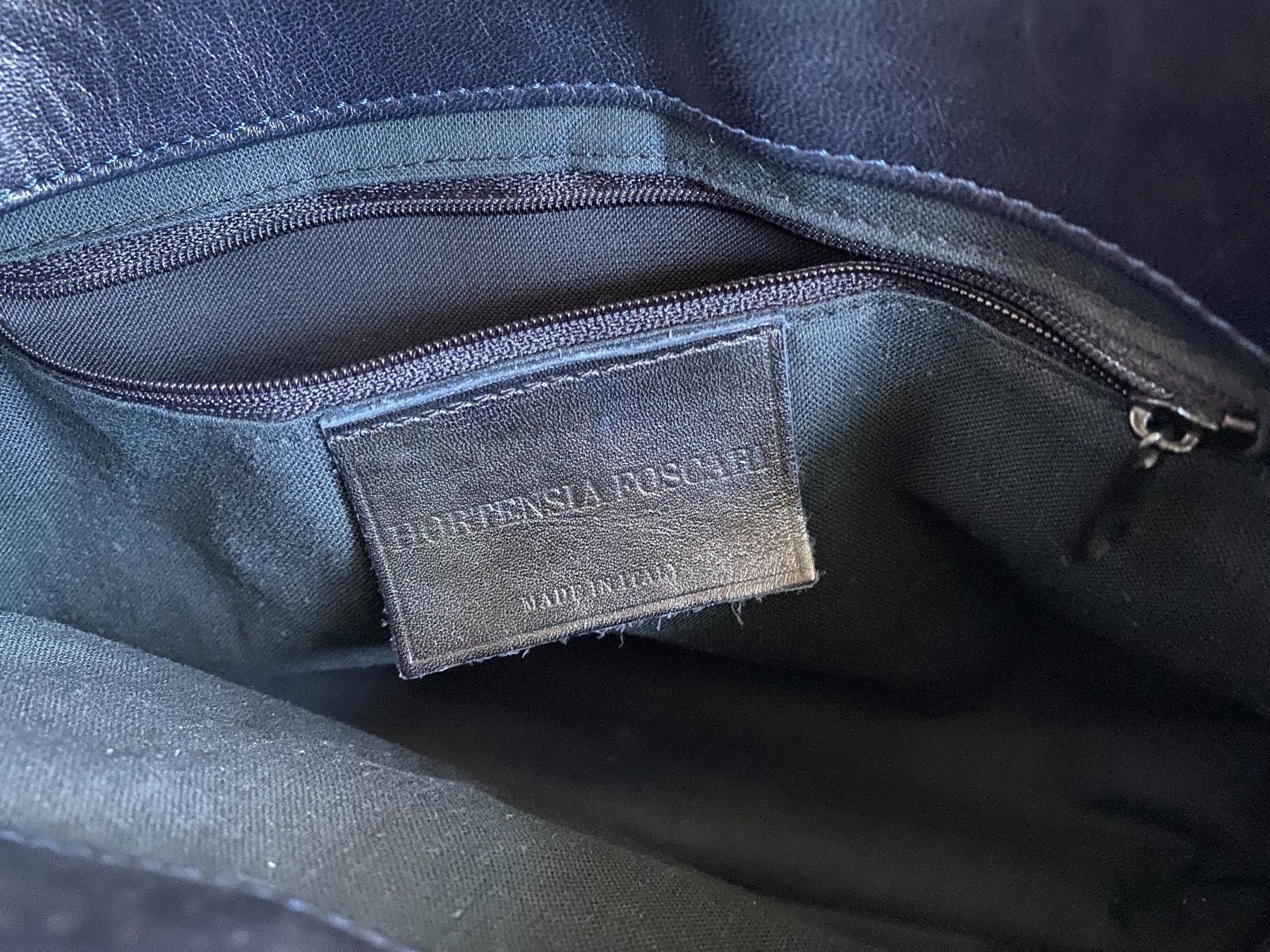 Taschen für Damen: Blaue Leder Handtasche - weiches Leder – Neu (gemäss Beschreibung) aus Zug von tami12 7